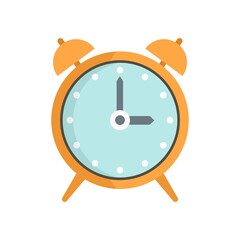 Poster - alarm clock repair icon flat isolated vector