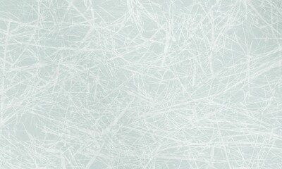 Light blue ice texture. Use as background. Cracks, cobwebs, hay, threads. Internet. Vector illustration. Basis, template, substrate for any decor, text, logo. Eps 10.