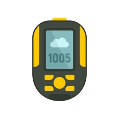Poster - Modern barometer icon flat isolated vector