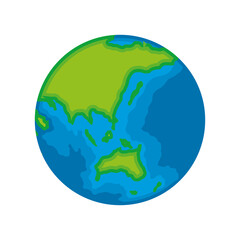 Wall Mural - globe map world