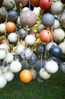 collection of round buoys, hanging