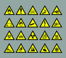 Selection Of Scalable Industrial Hazard Signs