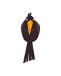 crow cartoon icon
