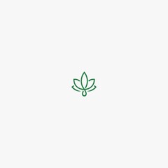 Wall Mural - MONOLINE LOTUS LOGO, LOTUS, YOGA, SPA, BEAUTIFUL, WELLNESS, SPIRITUAL, MESSAGE, ICON LOGO, SIMPLE VECTOR EPS