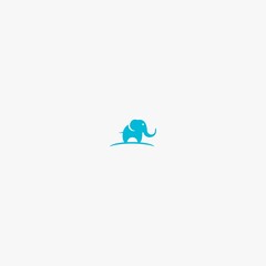 Wall Mural - ELEPHANT ICON LOGO SIMPLE VECTOR EPS