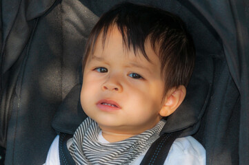 Canvas Print - Close-up shot of a baby boy