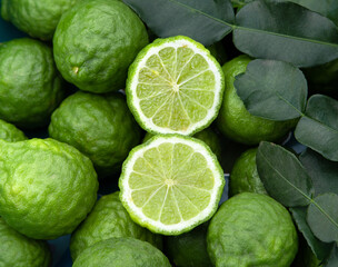 Canvas Print -  fresh bergamot with leaves