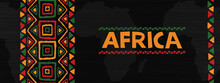 Africa Tribal Art Concept Web Banner Background