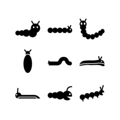 caterpillar icon or logo isolated sign symbol vector illustration - high quality black style vector icons
