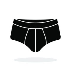 Wall Mural - underpants icon. men's underwear icon. vector illustration. men's underpants vector icon. black unde