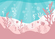 Pink seabed
