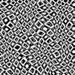 Seamless abstract distorted grunge checkered background pattern