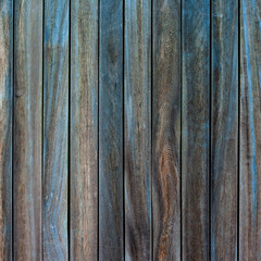 Poster - Old wooden planks wall