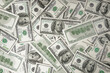 © Inna - money, American dollars are in bulk on the surface of the table. High quality photo