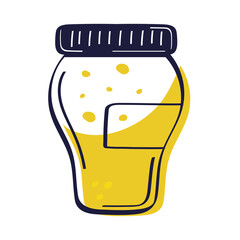 Poster - honey bottle icon