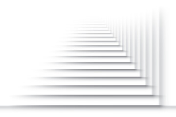 Abstract  white and gray color, modern design background with geometric shape. Vector illustration.