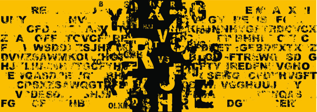 abstract background with alphabet	