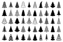 Plaid Christmas Trees Free Stock Photo - Public Domain Pictures