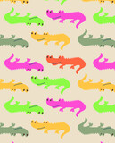 Fototapeta Dinusie - crocodile pattern, jungle pattern, spring pattern, forest pattern, paradise pattern, botanical pattern, jungle,