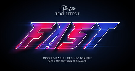 Poster - Fast editable text effect style