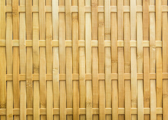 Wall Mural - Background com trançado de bambu.