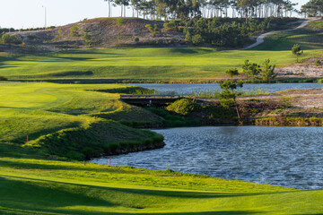 landscape over golf course