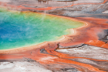 Wall Mural - Grand Prismatic Spring in Yellowstone national park