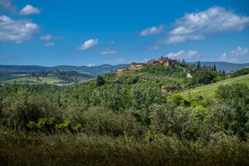 Canvas Print - Certaldo, Florence - Tuscany, Italy