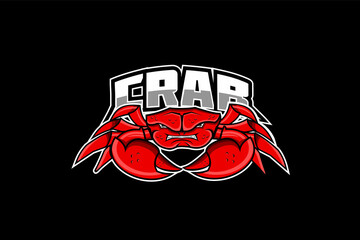 Wall Mural - crab e sport logo