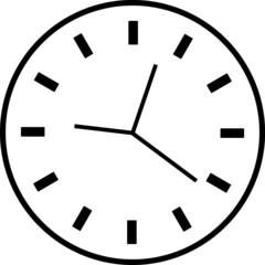 clock icon design vector