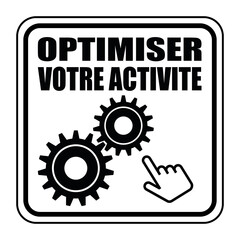 Poster - Logo optimiser votre activité.