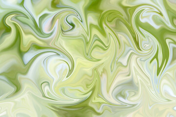 Poster - Abstract green liquid marble background with green texture for design.