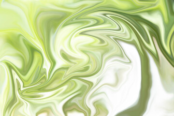 Poster - Abstract green liquid marble background with green texture for design.