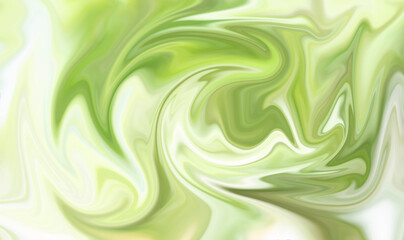 Poster - Abstract green liquid marble background with green texture for design.