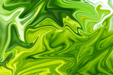 Poster - Abstract green liquid marble background with green texture for design.