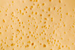 Closeup, background and texture solid of cheese