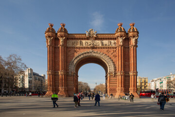 Wall Mural - Arc de Triomf Barcelona Spain