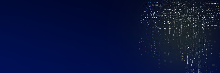 Poster - abstract futuristic circuit high technology business background