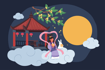 Mid-Autumn Festival illustration