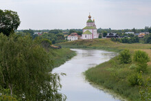 View Of Suzdal With Church Of Elijah The Prophetl. Suzdal, Russia