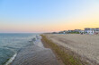 Black sea bugaz beach near Odessa, Ukraine