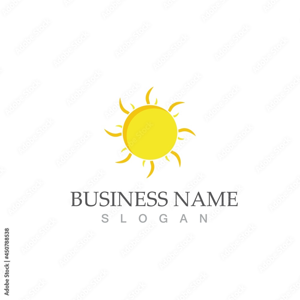 Sun Vector illustration Icon