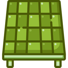 solar panel Two Tone icon