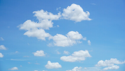 blue sky with clouds