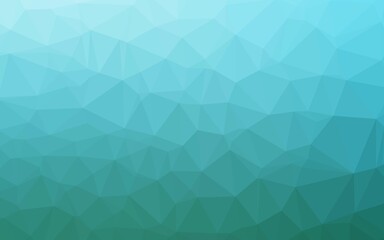 Light BLUE vector abstract polygonal cover.