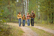 © aletia2011 - Portrait of family of four in park