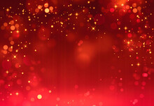 Elegant Red Festive Background	