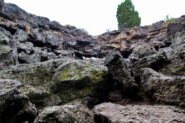 Wall Mural - Lava Beds National Monument, California, USA