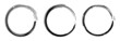 © Vector Archive - Hand-drawn circle line sketch set. Grunge art illustration round circular scribble doodle vector