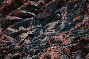 Poster - Closeup shot of a stone textured surface